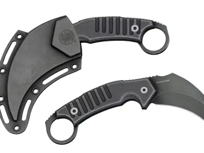 TACTICAL KNIFE COLLECTION Low-poly 3D model