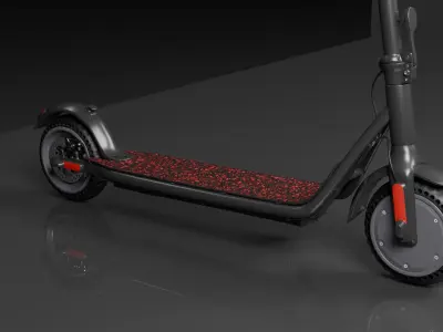 Electric Scooter 3D model 2