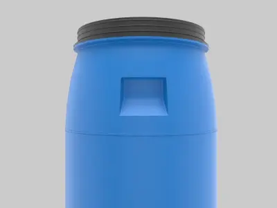 Plastic Drum 3D model