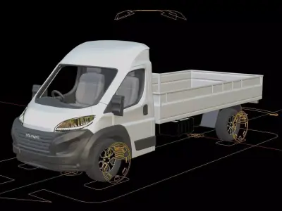 Ram Promaster Flatbed 3D model