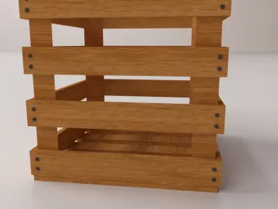 Wooden Crate 3D model