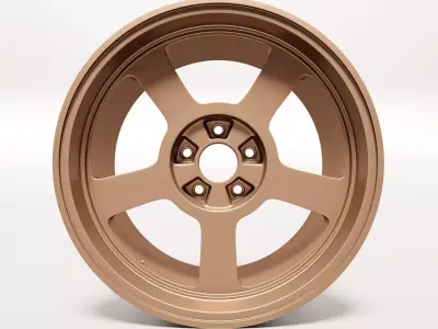 3D model rim wheel part12 3D model