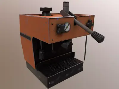 Old Coffee Machine 3D model