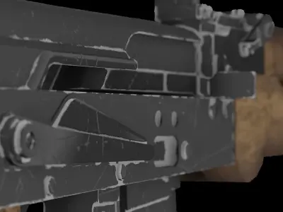 AK-47 Free 3D model purchase