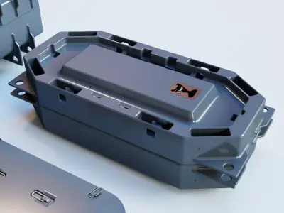 SciFi Crates and Containers 3D model