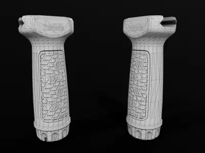 Daniel Defense Picatinny Vertical Foregrip Low-poly 3D model