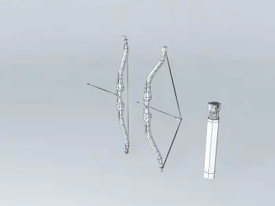 ARGONAUTS bow and arrow 3D model