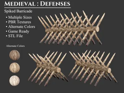 Medieval Collection Defensive Walls Pack 