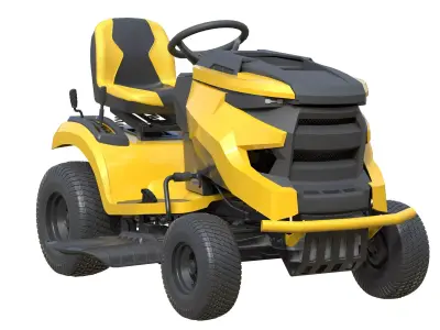 Cub Cadet Lawn Mowers LX42 Low-poly 3D model