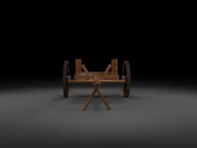bullock cart    3D model