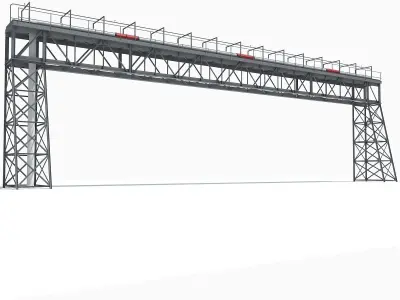Industrial Tower 08 3D model