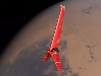 Spaceship 3D model 3D model purchase