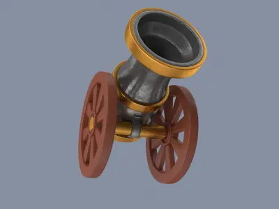  Vintage Battle Cannon 