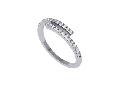 Wedding Ring 3D print model 60