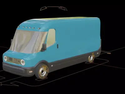 Amazon Rivian EDV 3D model