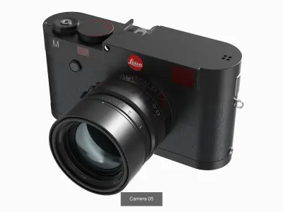 Camera Collection 4 in 1 3D Model Pack