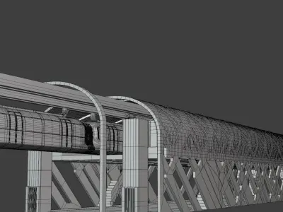 Monorail stations 2024 collection III 3D Model Pack purchase