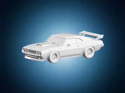 Sports Car 3D Print Model 3D print model