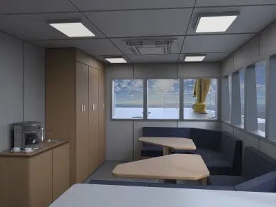 WindFarm Support Vessel 3D model