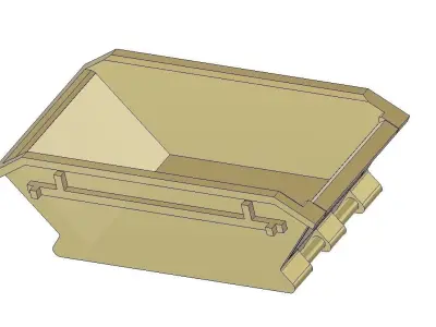 Skip for diorama 3D print model