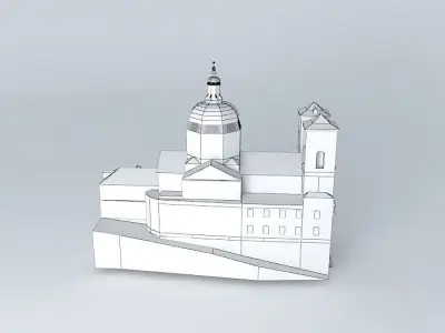 Jesuit Church or San Ildefonso Free 3D model