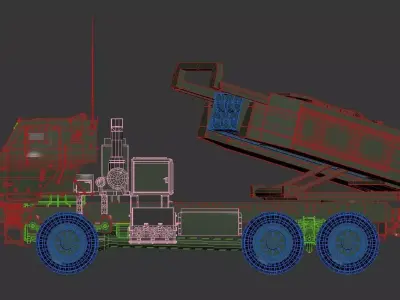 3D model of a military vehicle 3D model