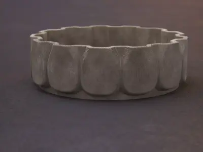 Unique ceramic wood kitchen art Stl  3D model