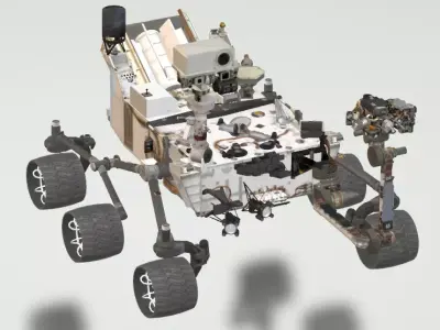 Mars Curiosity Rover 3D model