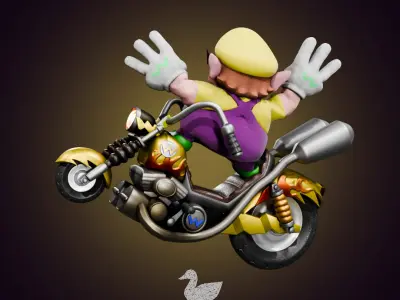 Wario 3D print model
