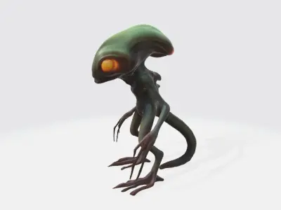 Alien 3D model 24