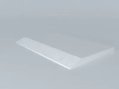 White Ramp Free 3D model
