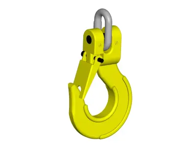 crane lifting hook 3D model