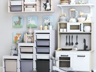 Furniture for nursery 15 3D model