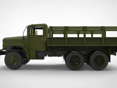 M35 half ton Cargo Truck 3D model