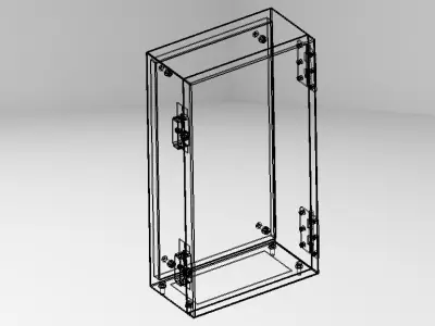 Control Box Size 240x430x125 mm Free 3D model