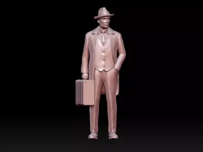 passenger 3D print model 16