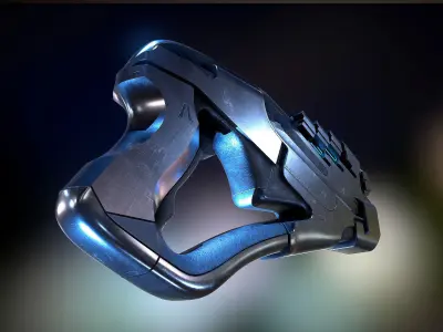Arc Pistol Mass Effect 3D model