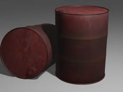 Red Barrel Free 3D model