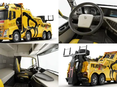 VOLVO FH Tow Truck 3D model purchase