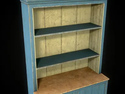 OldDresser01 Free low-poly 3D model