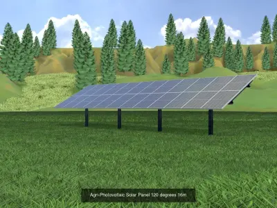 Agricultural photovoltaic 120 degrees Package