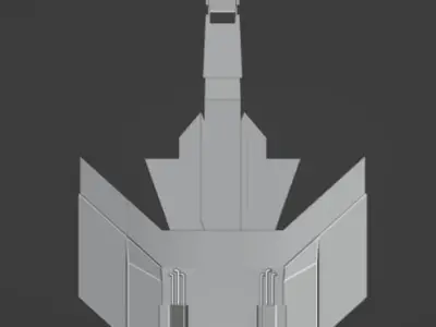 Spacecraft star wars weapon Free 3D model