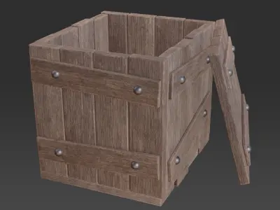 5 Medieval Probs with Texture -Sword-Table -Vol 01- Game Ready Low-poly 3D model