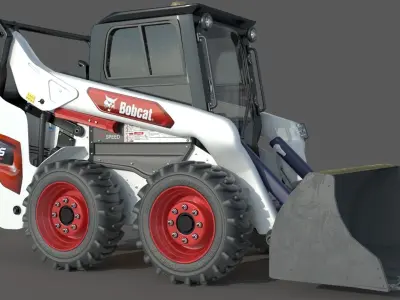 Bobcat S66 Skid Steer Loader 3D model