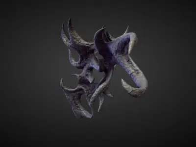 WING34 high poly sculpt 3D model