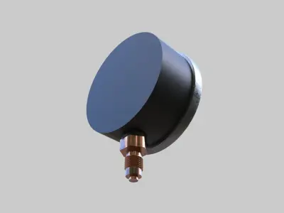 Manometer 3d model 3D model