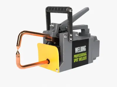 Spot Welding Machine Low-poly 3D model