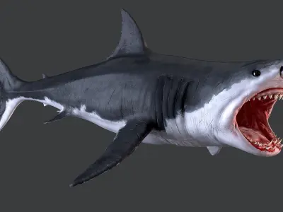 White Shark 3D model order