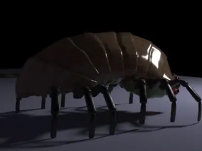 Scarab scar 3D model