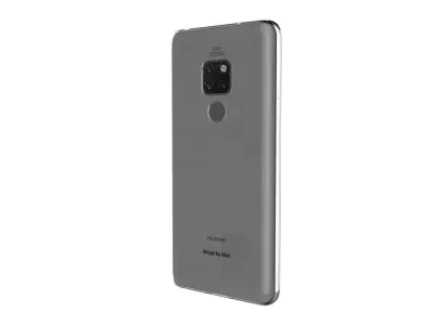 Huawei mate 20 transparent rubber case 3D print model